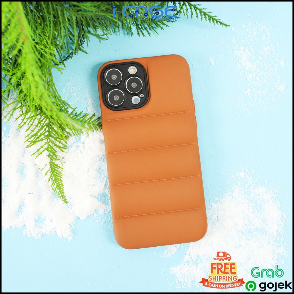 Winter Down Jacket Case For iPhone 7 8 XR XS MAX 11 12 13 MINI PRO MAX