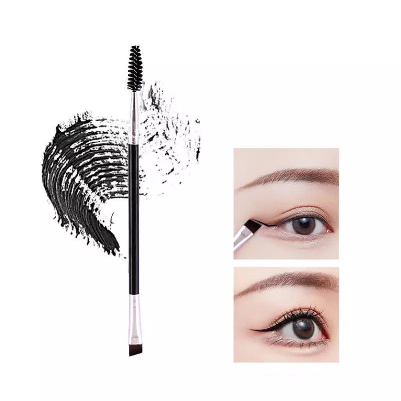 Kuas Alis 2 IN 1/ Double Eyebrow Brush Dengan Sikat Alis F061