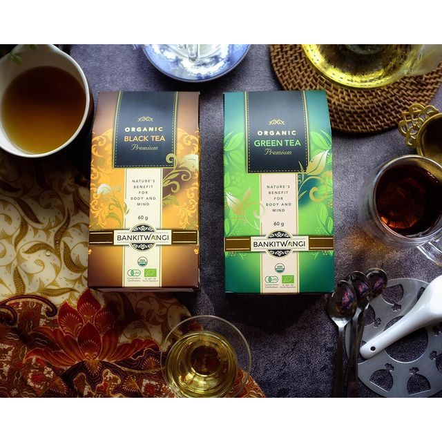 BANKITWANGI TEH ORGANIK PREMIUM SACHET | JASMINE BLACK GREEN TEA HALAL