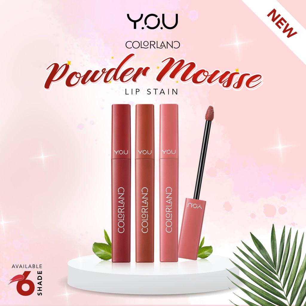 YOU COLORLAND POWDER MOUSSE LIP STAIN