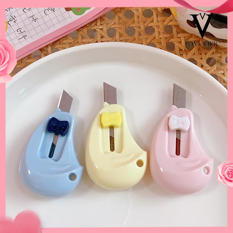 [COD]Cute Mini Portable Small Utility Knife Alat Perlengkapan Seni Siswa-FA