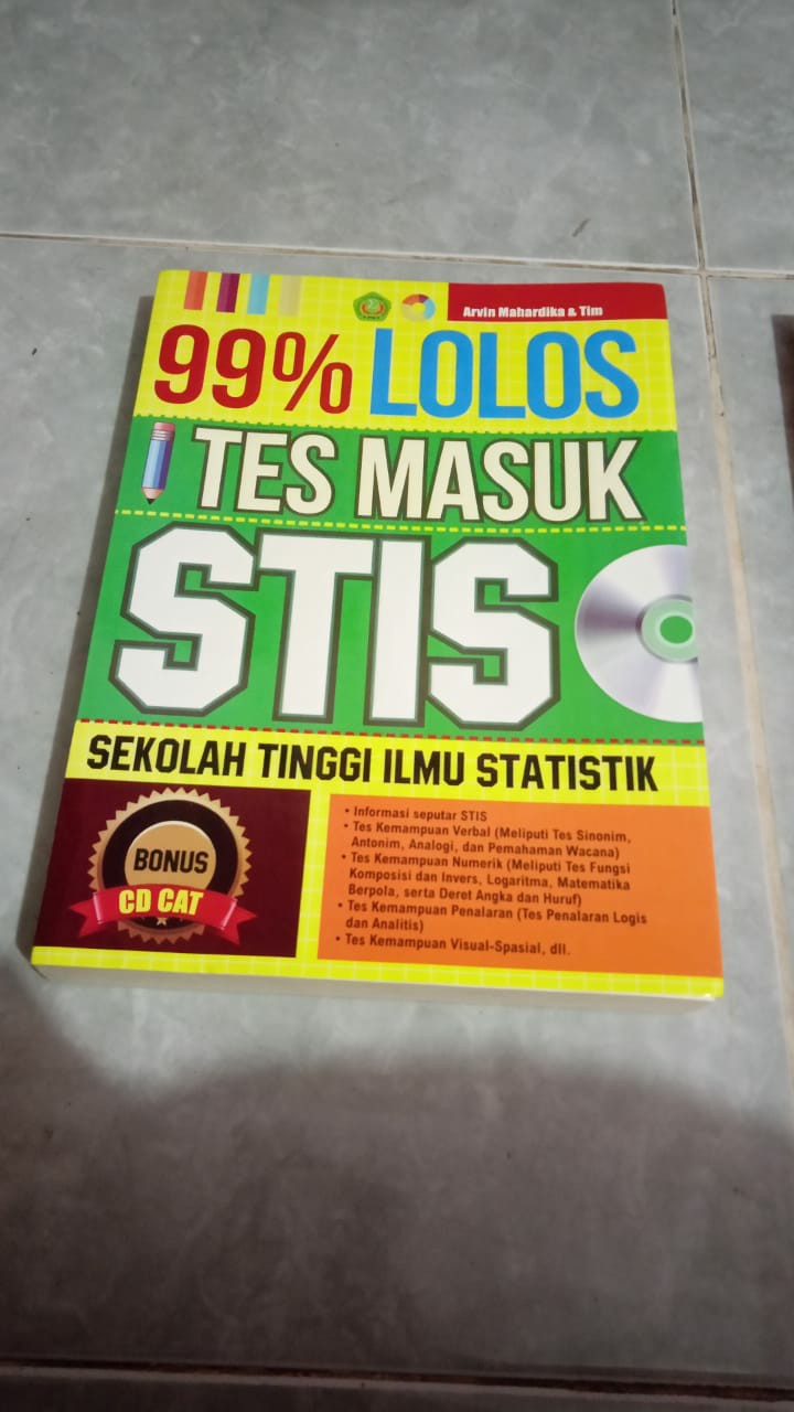 Buku Tes Masuk Stis Sekolah Tinggi Ilmu Statistik Shopee Indonesia