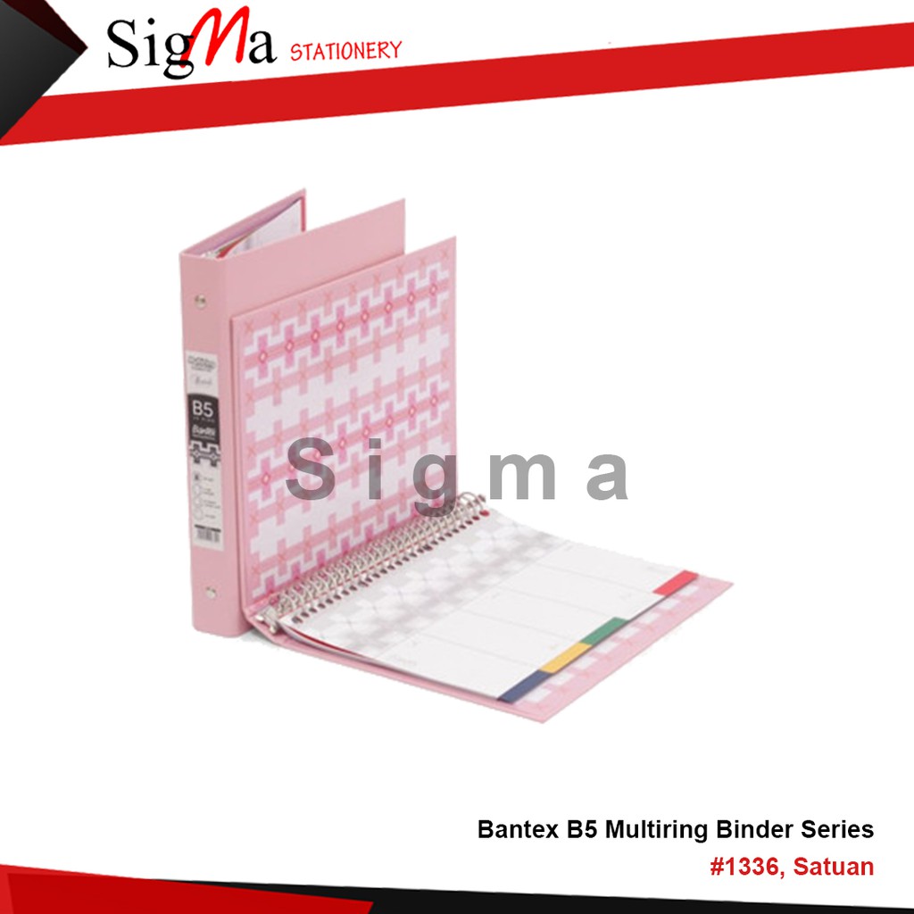 

Promo Bantex B5 Multiring Binder Series (1 Pcs) #1336 binder besar / kecil Murah