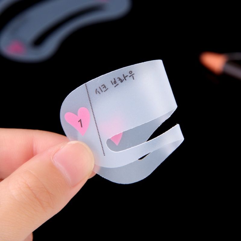 Cetakan Alis 3 IN 1 / Mini Eyebrow Template Kit 3in1 / Pencetak Alis 3 Bentuk Alis Import