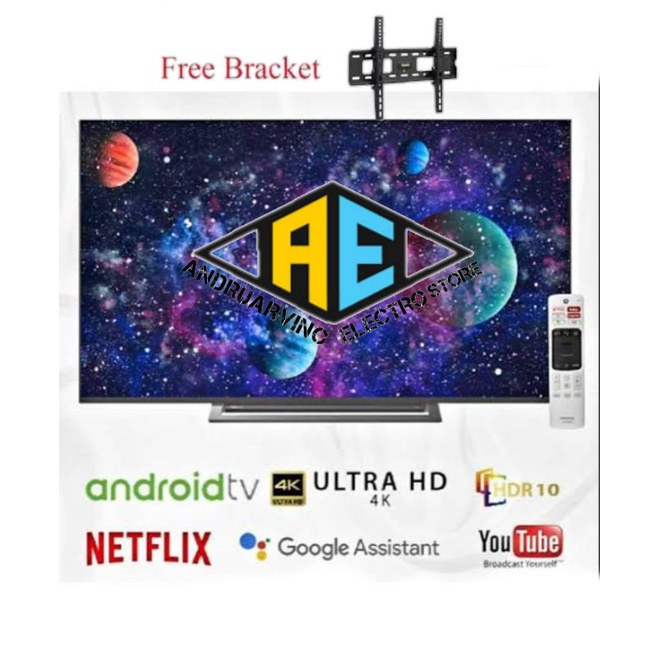 LED TV 50 INCH TOSHIBA 50U7950 ANDROID 9.0 4K UHD GARANSI RESMI TOSHIBA