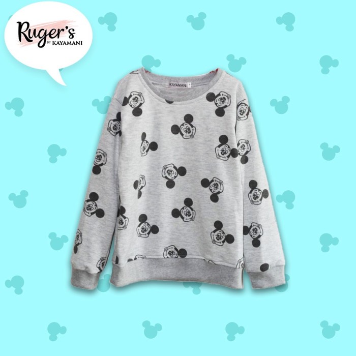 jaket wanita Rugers By Kayamani - Mickey mouse - Sweater kids - 2-3 bestseller pakaian wanita kekini