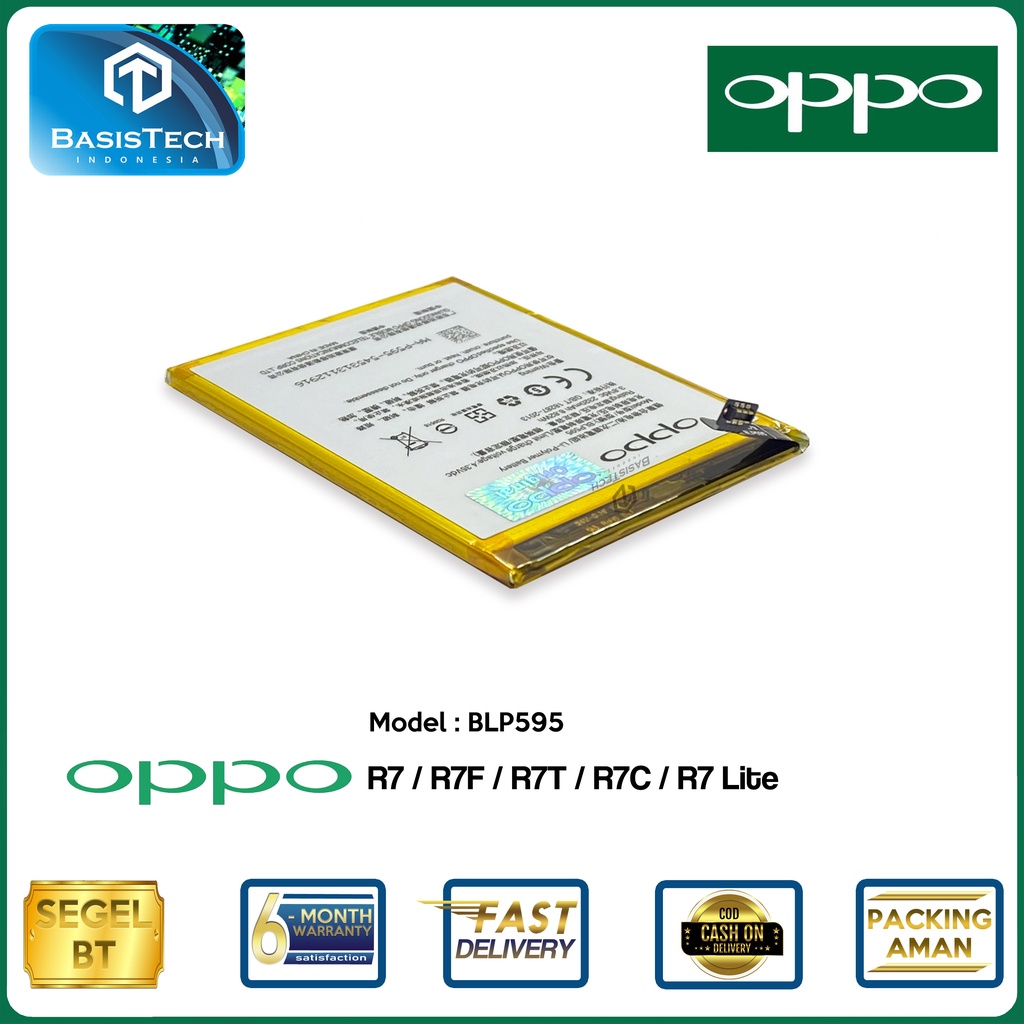 BATERAI OPPO R7 R7F R7C OPPO R7 Lite - BLP595 - ORI99