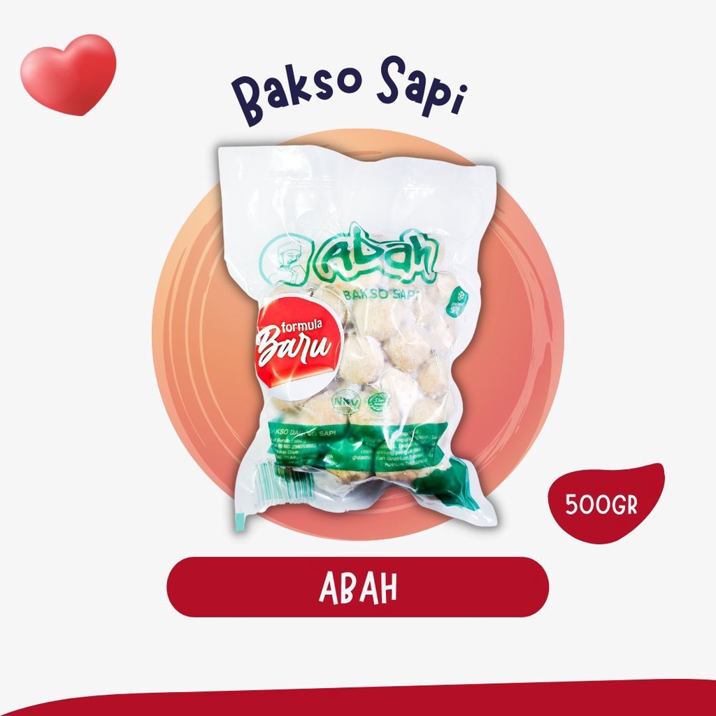 

ADDRIELLA - ABAH BAKSO DAGING SAPI 500gr | ABAH/FROZENFOOD/FROZENFOOD MURAH