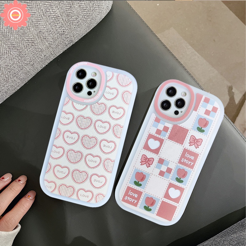 Casing Love Heart Phone Realme C53 C55 10 Pro Plus C30 GT 8i C25 C12 C25s C21 C15 5 5i 5S 6i C3 C20 8 8pro 7i C17 7 6 C35 C21Y C31 C21Y C25Y C11 2021 6s Mangkuk Lucu Sarung Shockproof