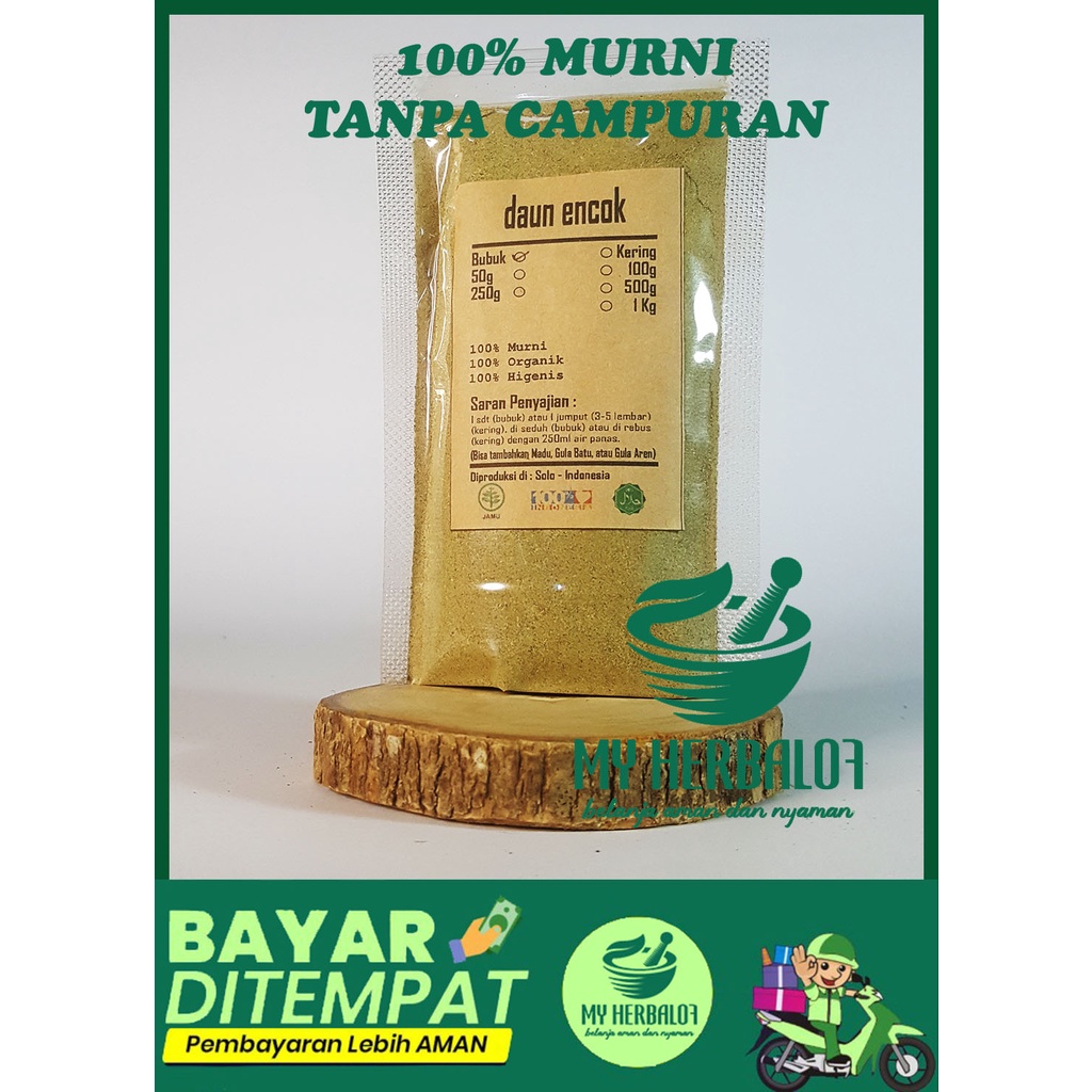 

Herbal Daun Encok / Oporio Bubuk / Plumbago Zeylanica / Bubuk Halus / Murni Tanpa Campuran