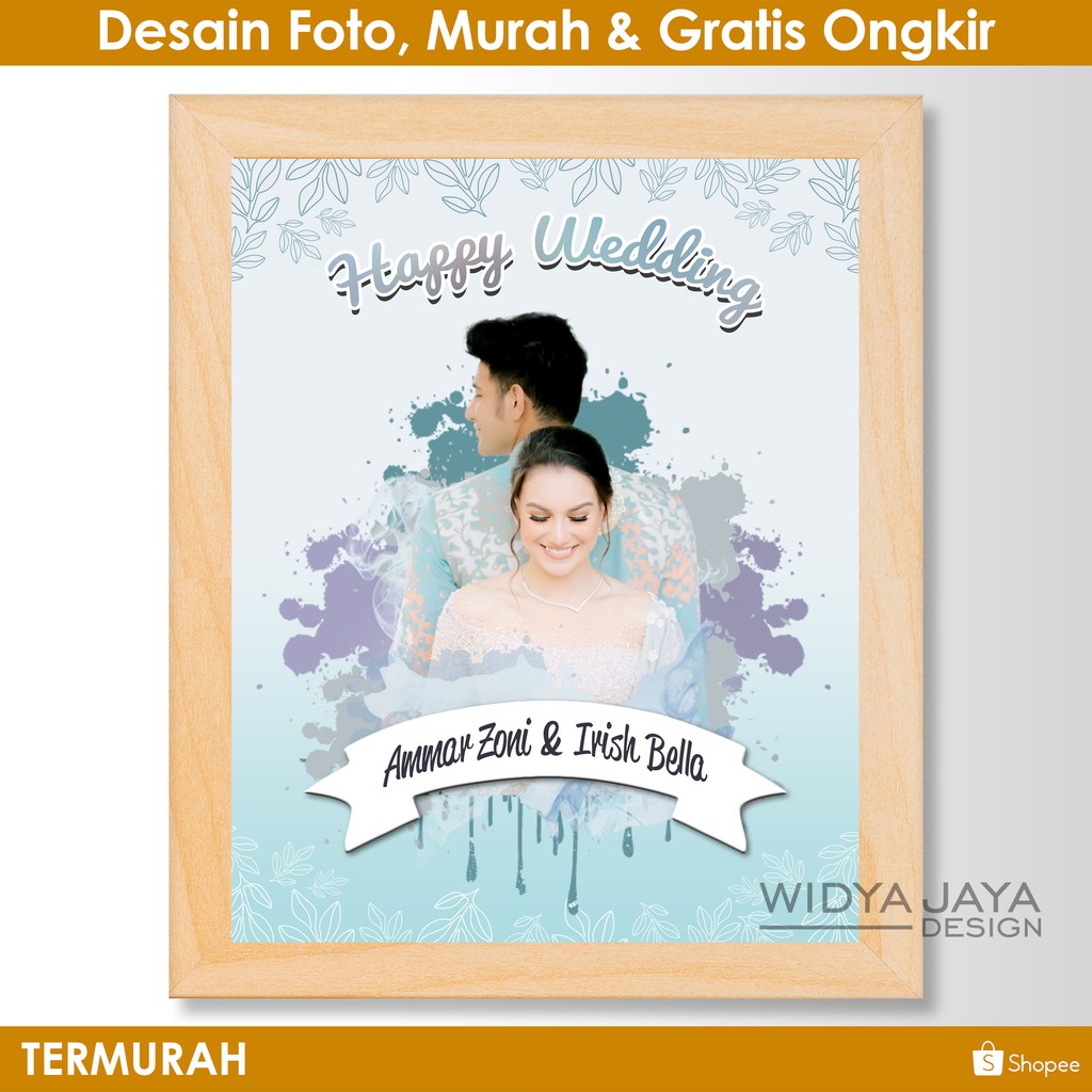  Desain  foto  kado foto  custom untuk pernikahan anniversary  