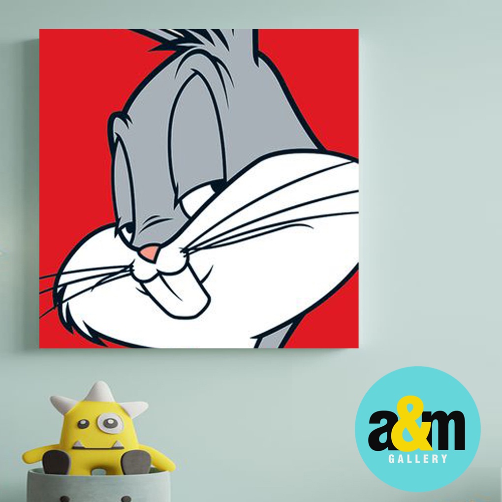 Hiasan Dinding Kamar Bayi ( 20 X 20 ) Pajangan Anak Dekorasi Bayi Wall Decor Tema LOONEY TUNES - A&amp;M