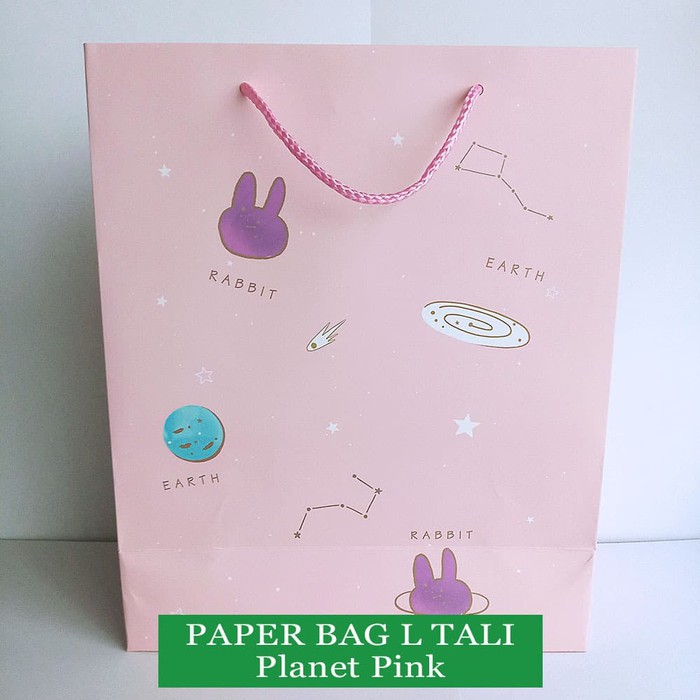 Paper Bag Tali Motif / Tas Kertas Kado / Tas Ultah- L Planet