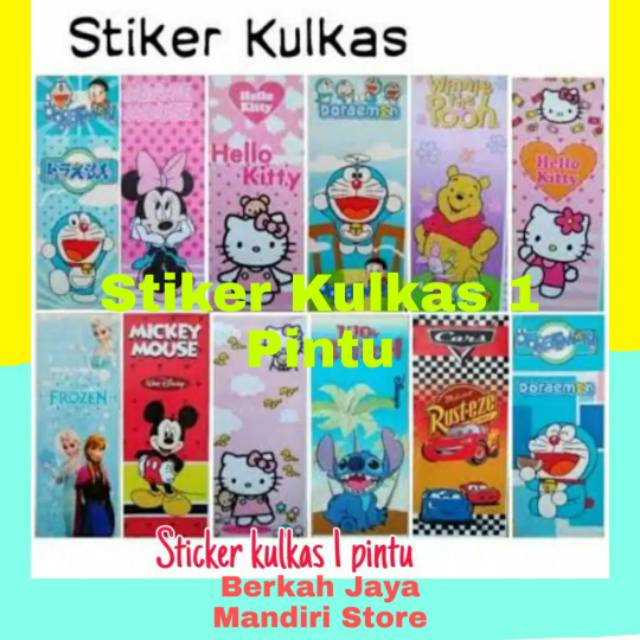 Stiker Kulkas 1 Pintu