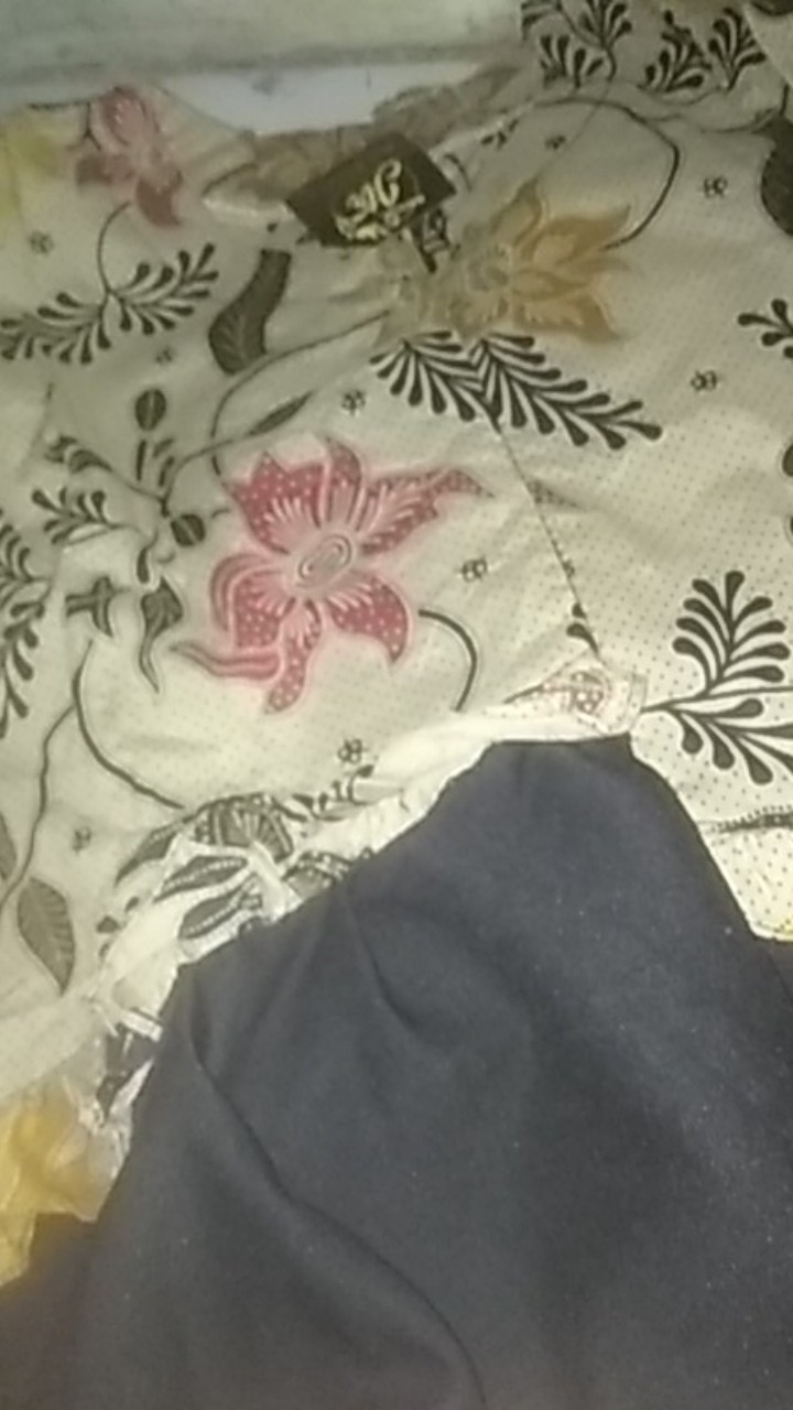 Batik Wanita Asj Sa Hrb026 Kenongo Kemeja Tosca Pendek