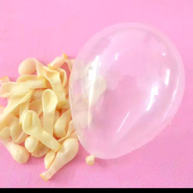 Balon Latex Bening / Balon Transparant / Balon Latex