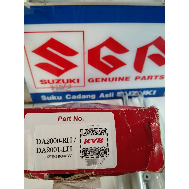 as shock skok depan satria 120r lumba dan hiu lscm malaysia original kayaba kyb