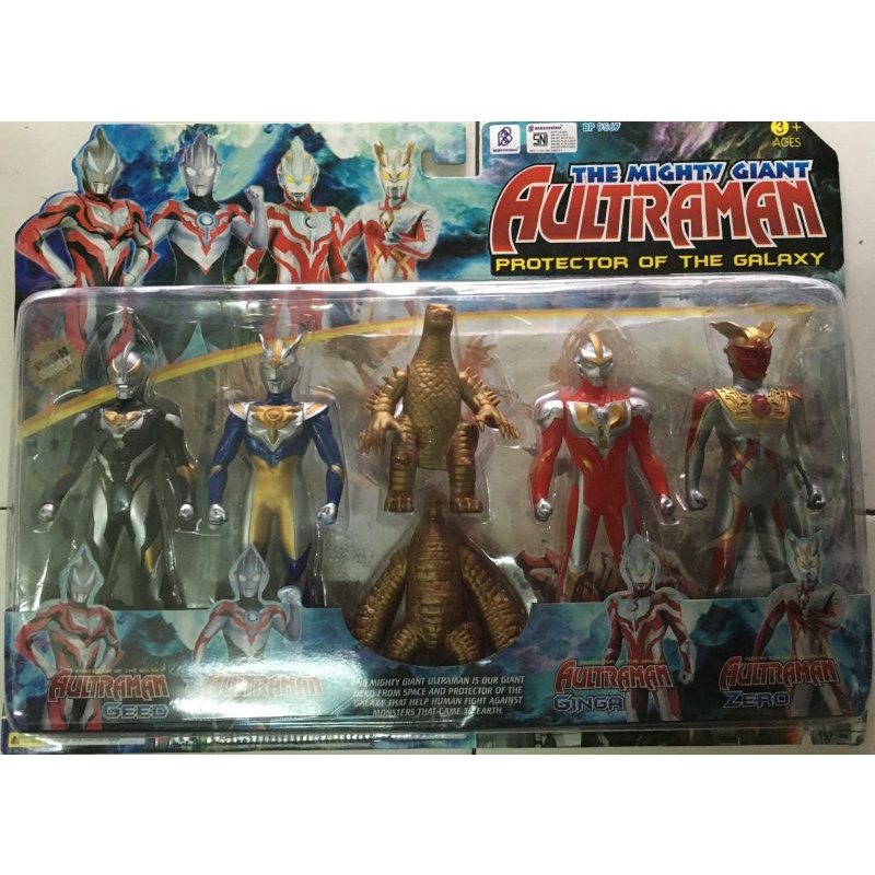 Mainan robot ultraman+dinosaurus/mainan robot ultraman