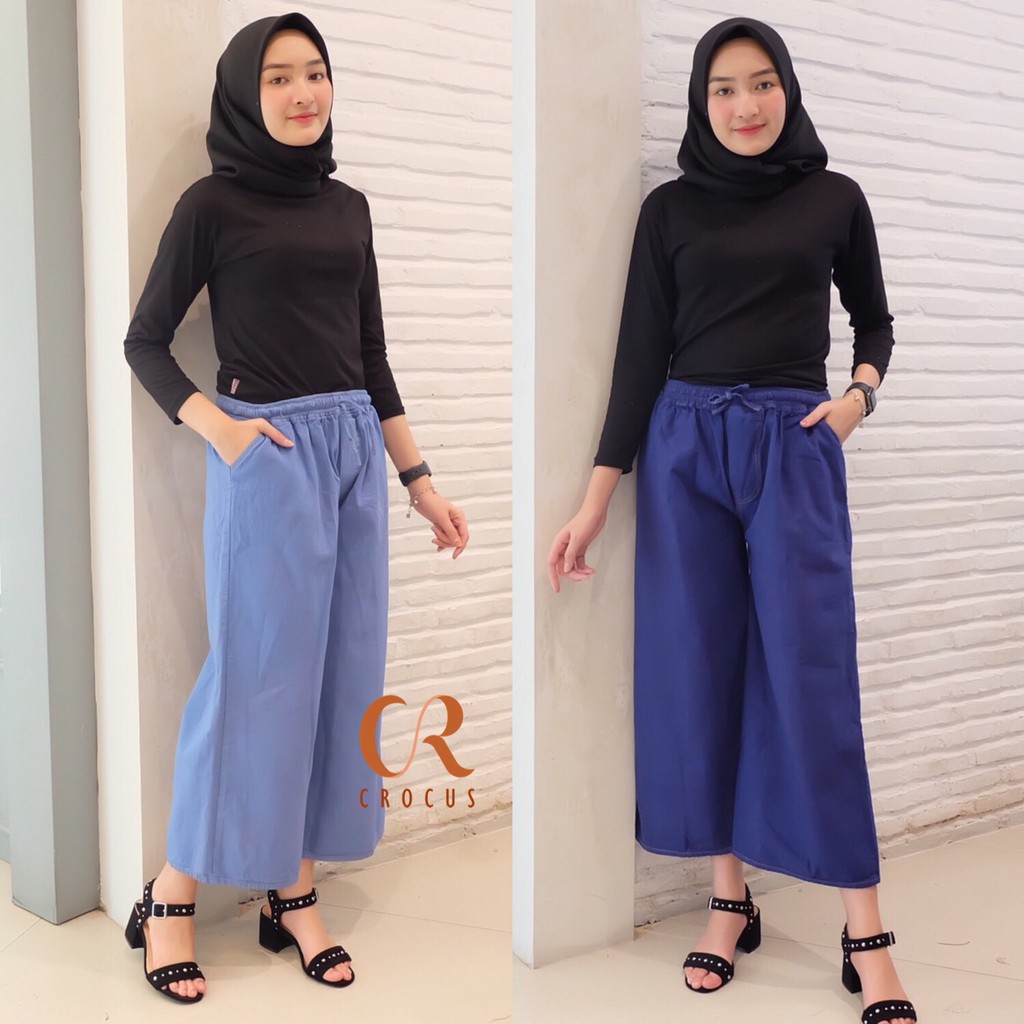 CS Celana Kulot Jeans Shopee  Indonesia