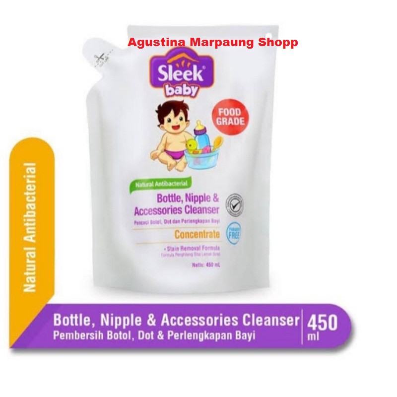 Sleek Baby Nipple Cleanser 450ml