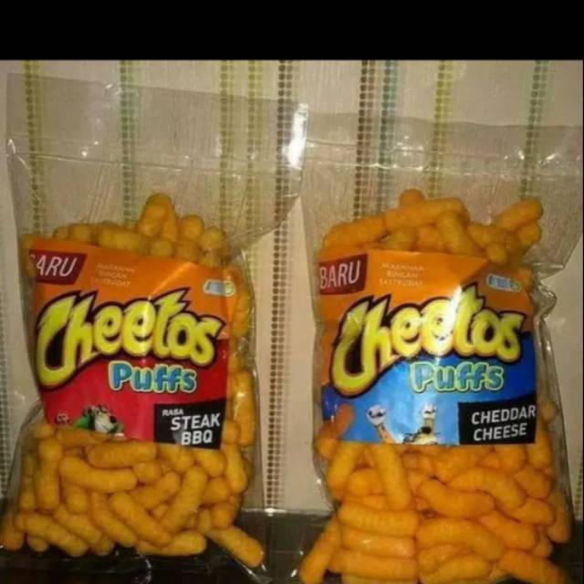 Cheetos puff 250 gr Cemilan Makanan  Ringan  Snack  kiloan 