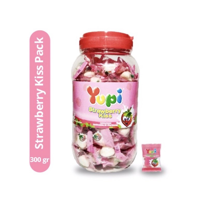 

Yupi Strawberry Kiss Toples 300gr