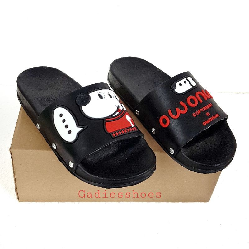 Sandal Anak tk/SD Perempuan KARAKTER EL001 sz 26 - 35-HITAM