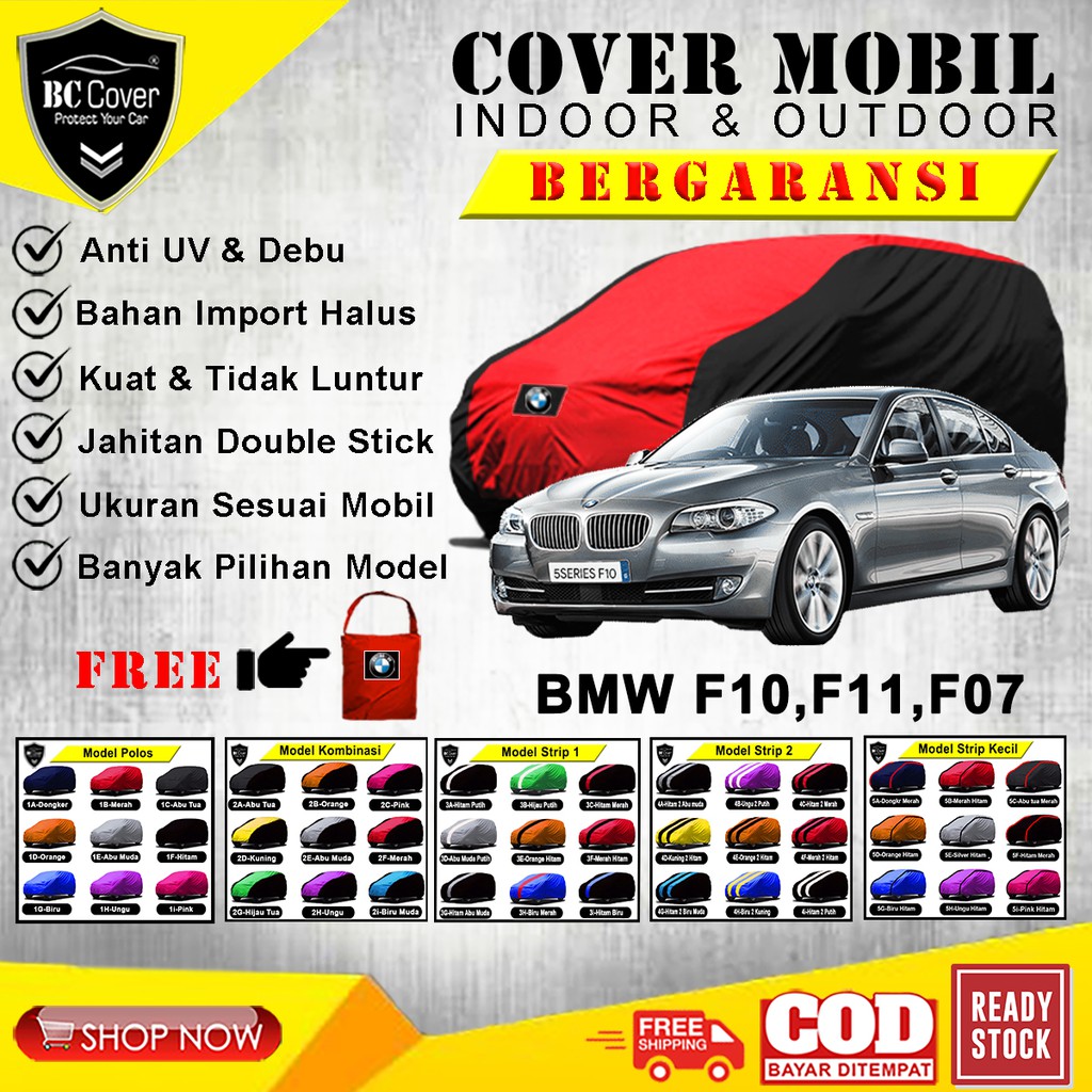 Body Cover Mobil BMW Seri 5 F10 F11 F07 / Sarung Mobil Sedan BMW F10 / Mantel Tutup Penutup Pelindung Jas Mantol Kerudung Selimut BMW F10 Outdoor