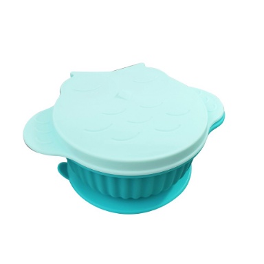 Little Giant Silicone Suction Bowl with Lid