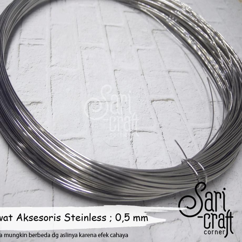 ZUS Kawat Aksesoris Stainless Soft 0.3 0.4 0.5 mm ➤ ❀