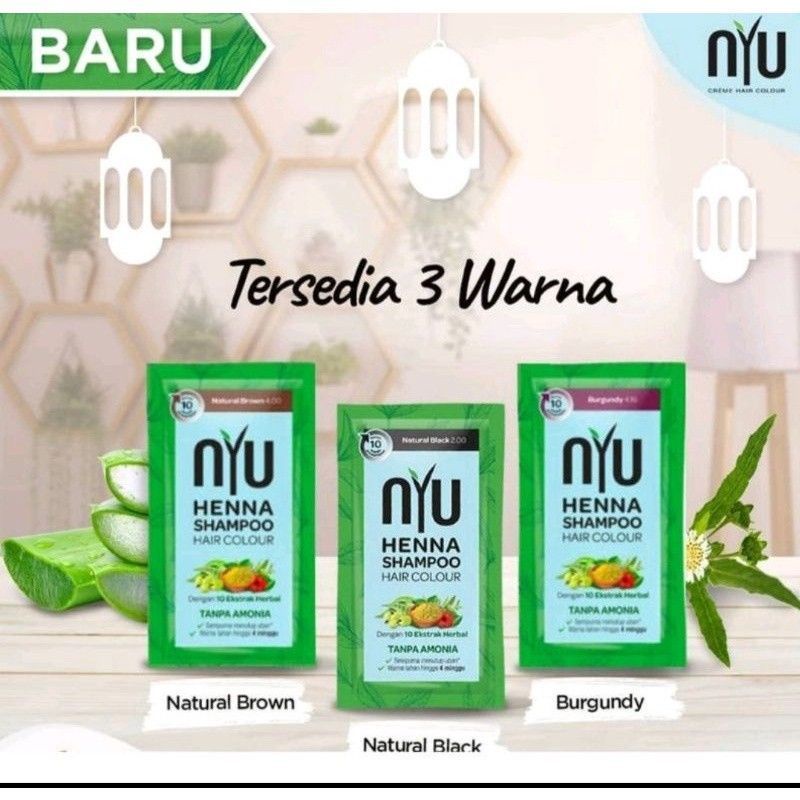 Sampo NYU || NYU Henna Shampo Hair Colour