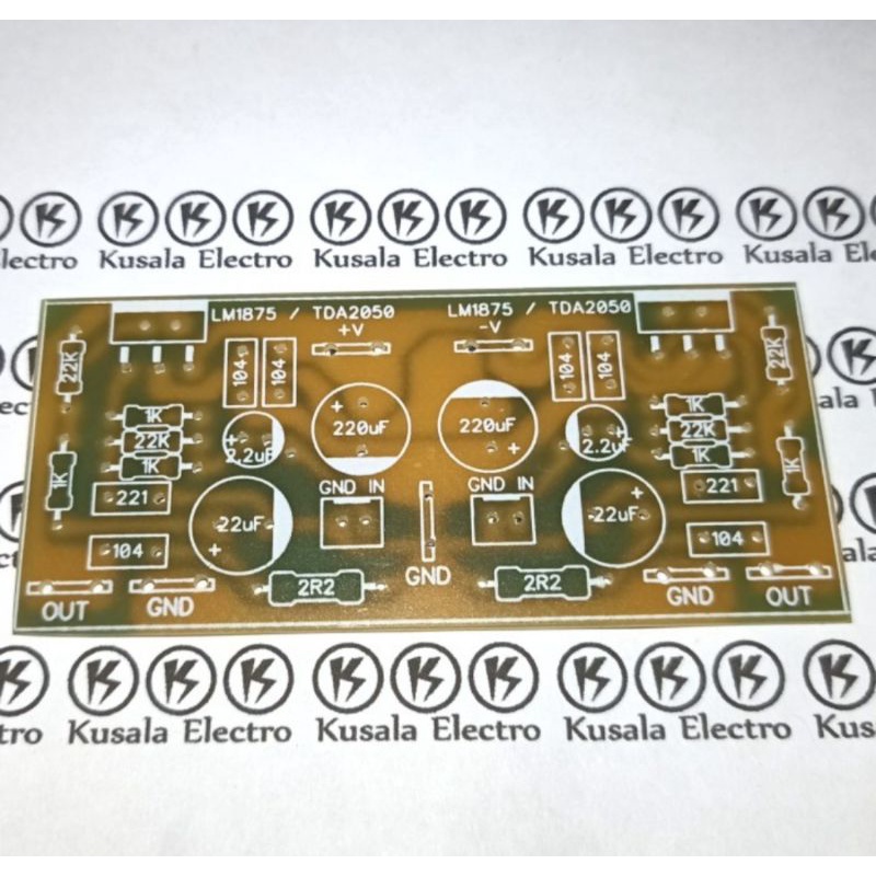 PCB Stereo LM1875 - TDA2050