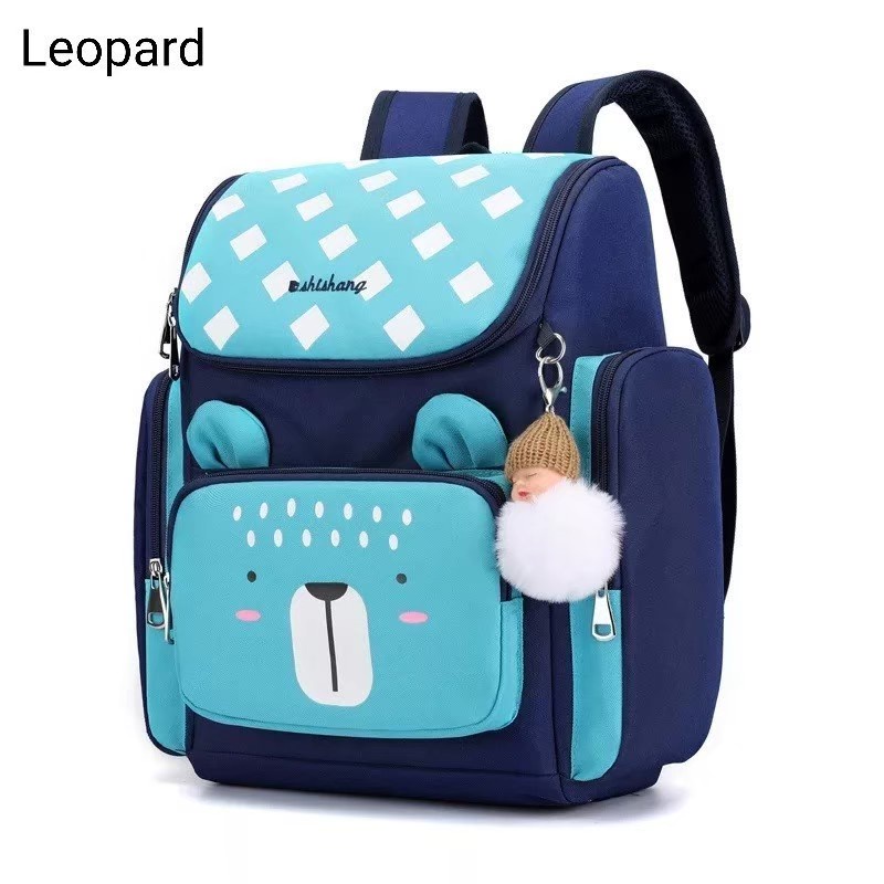 Tas Ransel Sekolah Anak Laki Laki Perempuan Motif Beruang Lucu