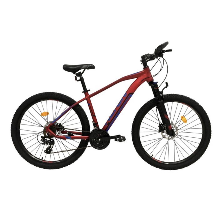Sepeda Gunung MTB Alton Challanger 24 speed s Element Garansi Alloy - Merah