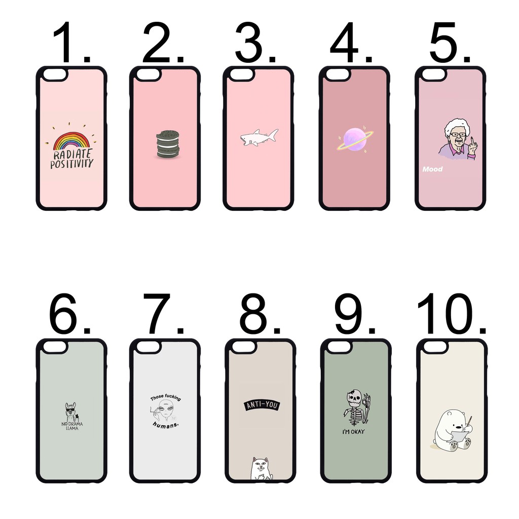 (Untuk semua tipe) Case Casing Image Custom for tipe hp