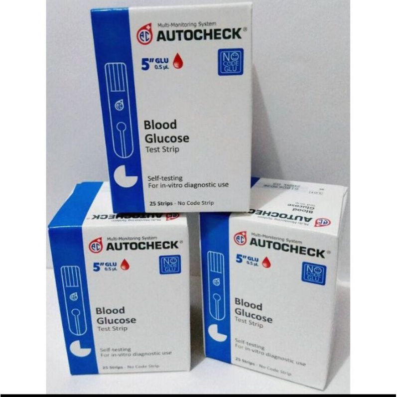 Autocheck Strip Gula Darah / Glukosa Test