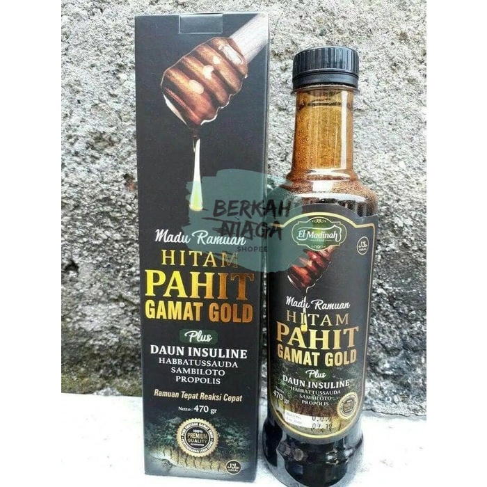 COD EL MADINAH madu ramuan hitam pahit gamat gold. Berkhasiat tinggi