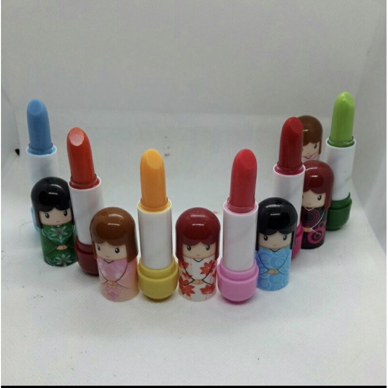 Lipbalm Fruit Harajuku Kimono Doll | Lipgloss boneka Jepang