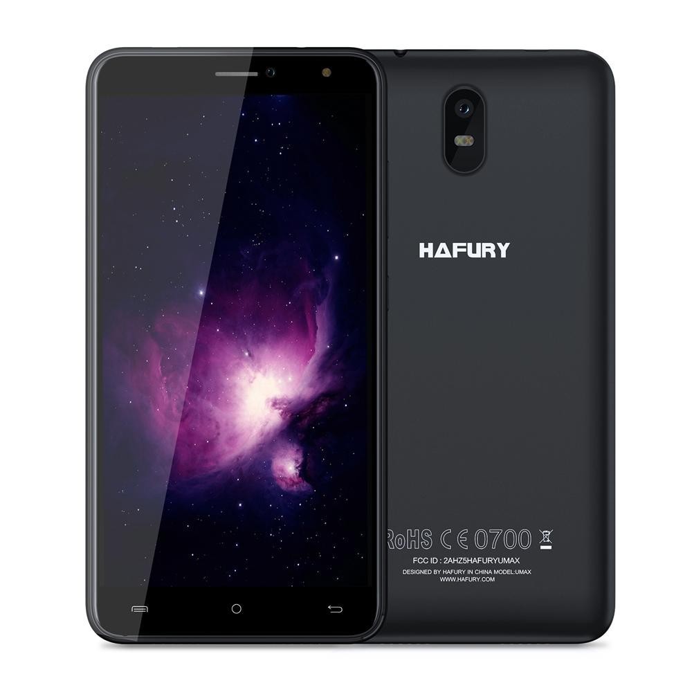 HAFURY UMAX Smartphone 3G WCDMA MTK6580 Quad Core 1.3GHz 2.5D 6 Inches 2GB+16GB