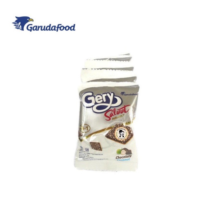

Gery Saluut Malkist Coklat Tabur Klapa 18 gr x 20
