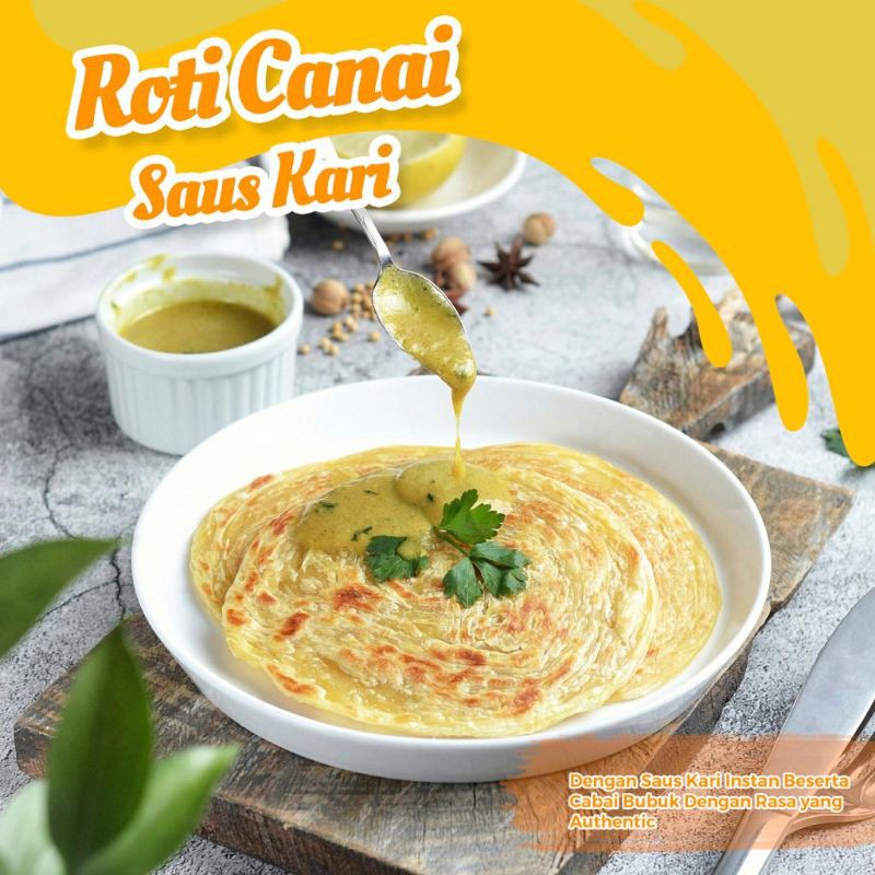 ROTI CANAI PREMIUM MAHARAJ SAUS KARI ROTI MARYAM MAKANAN KHAS