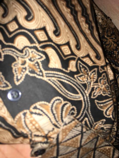 Parang Sekti Panjang Kemeja Batik Pria Katun Sragenan Full Furing