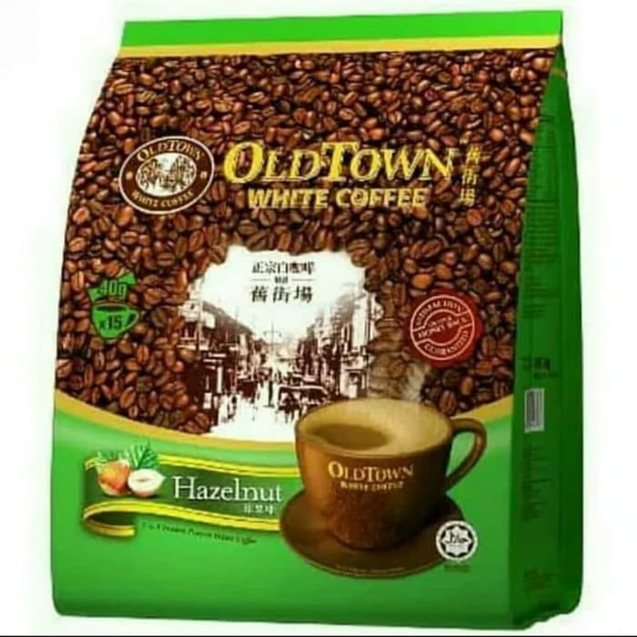 

OLDTOWN White Coffee Hazelnut BPOM 15 sachet x 40gr - kkp2256