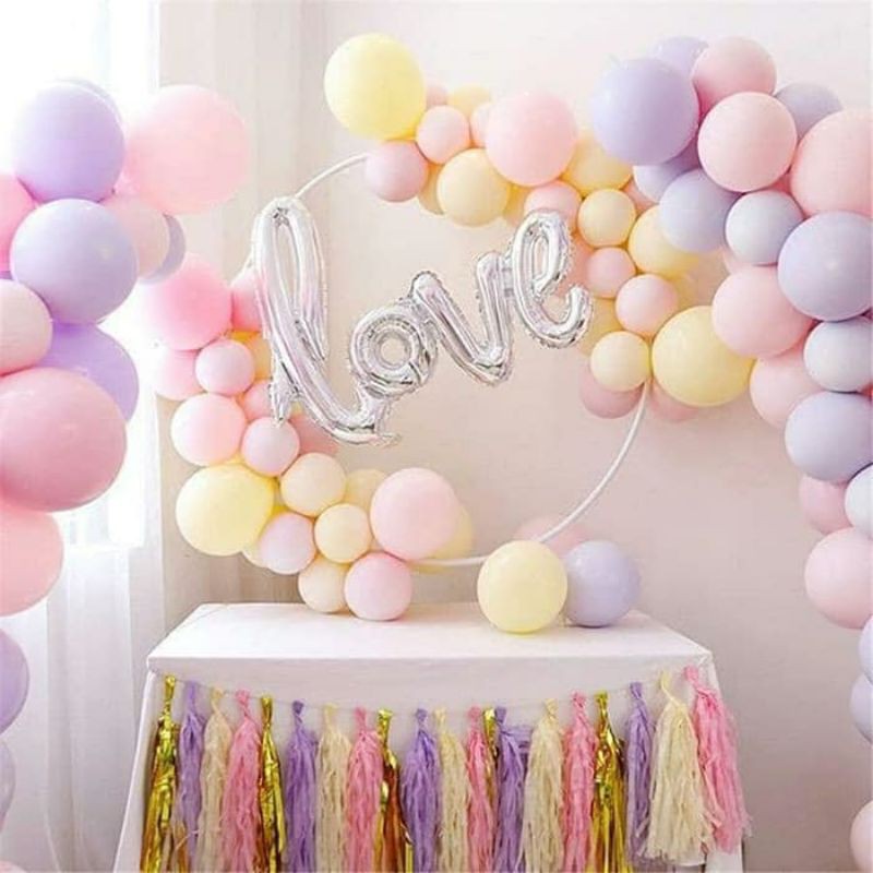 balon latex isi 5pcs/ balon latex warna pastel/ balon latex doff/ balon latex murah/balon latex warn