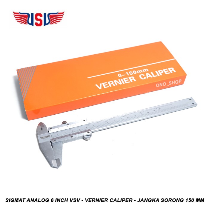 

Sigmat Analog 6 Inch Vsv - Vernier Caliper - Jangka Sorong 150 Mm