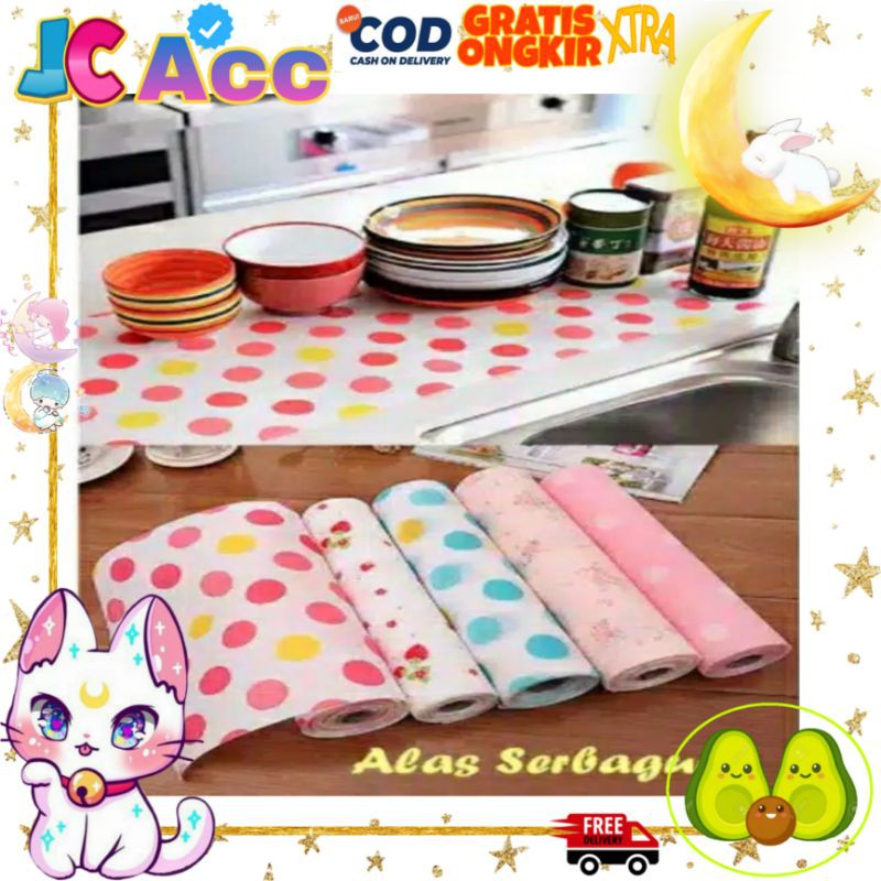 JC ACC Alas Serbaguna 3 Meter 30x300cm - Alas Meja - Alas Laci - Alas Lemari Serbaguna