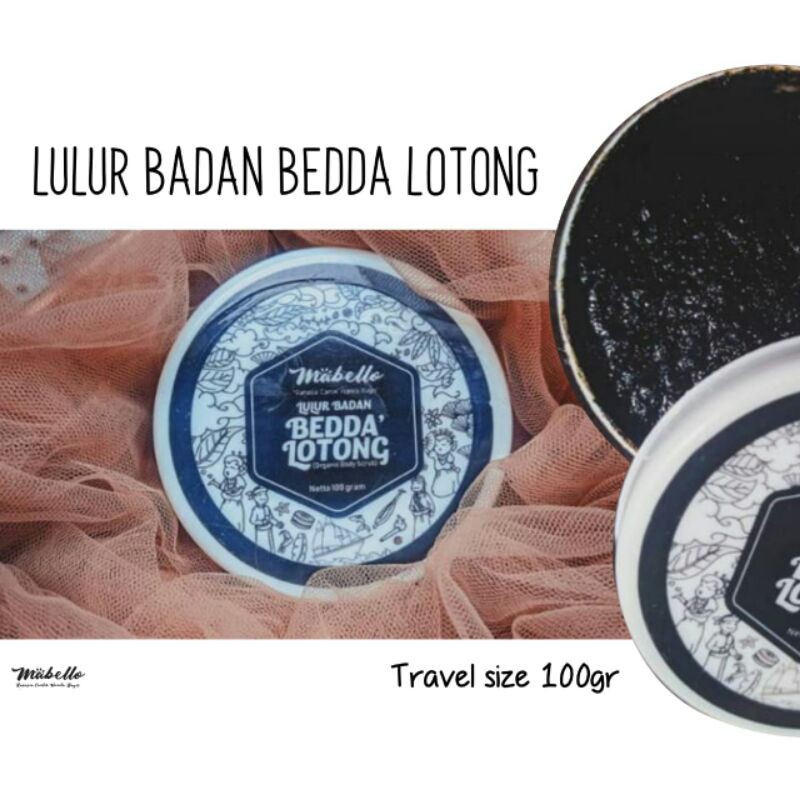 lulur badan beddalotong Mabello (lulur hitam)