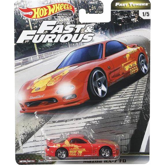 Hot Wheels Fast Tuners Mazda RX-7 FD RX 7 RX7 HW FNF Premium Hotwheels Fast and Furious Mobil mainan