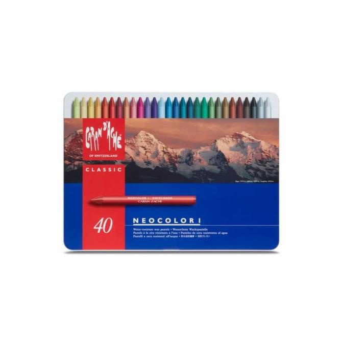 

CRAYON CARANDACHE NEOCOLOR I 40 WARNA PERLENGKAPAN GAMBAR ---READY---