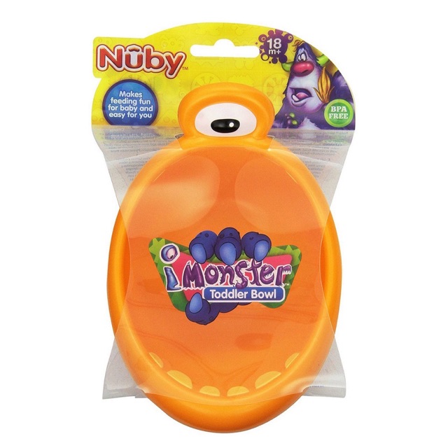 Nuby monster bowl - mangkuk bayi